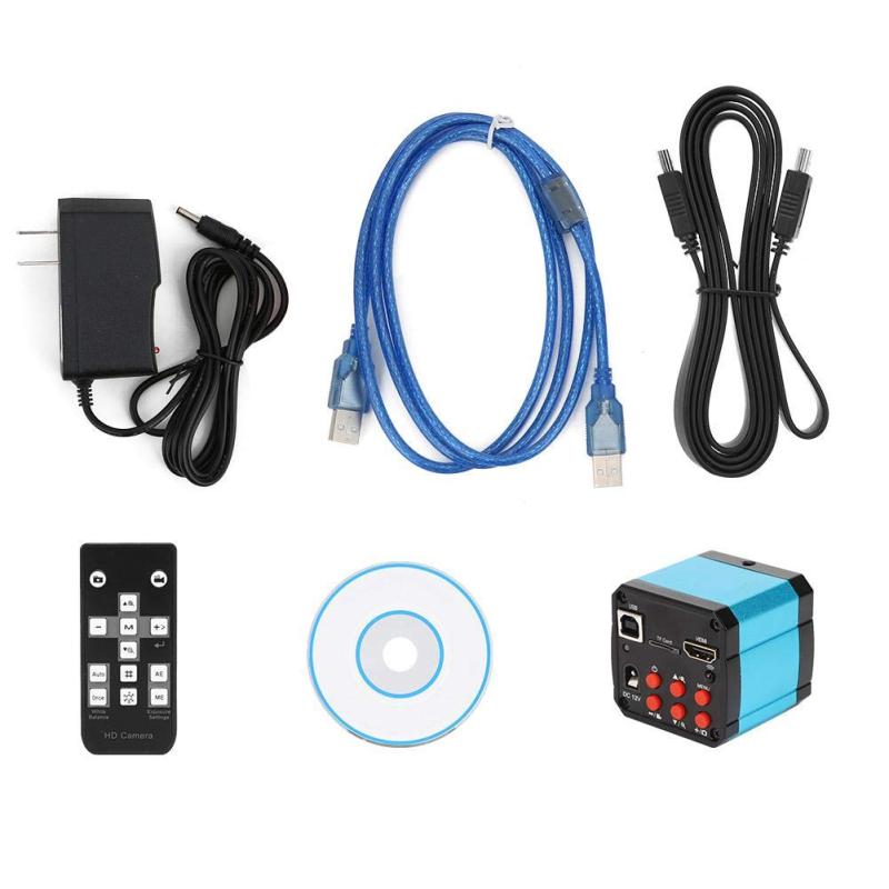 樂天商城 - デジタル顕微鏡 USB顕微鏡カメラビデオ 画像とビデオ KP-2307V 21MP HDMI Cマウント 顕微鏡カメラ レンズコネクターC/CS 7倍デジタルズーム カメラセンサー 設定調節可能 実験室 産業生産用