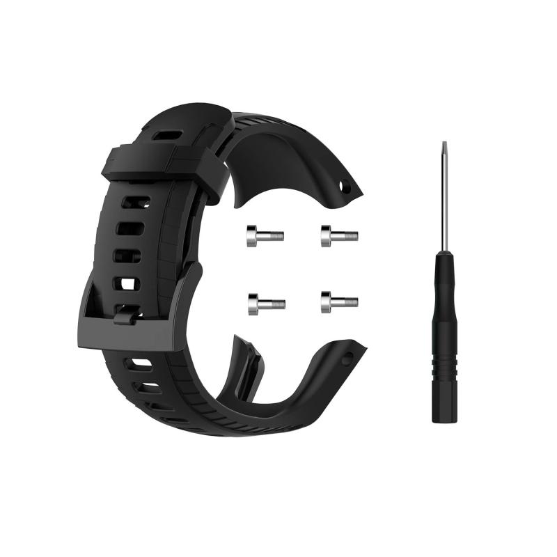 乐天商城 - Chofit 交換バンド 対応 Suunto 5 Smart watch 交換可能なリストバンド 男女共用　調節便利　交換ベルト (Black)