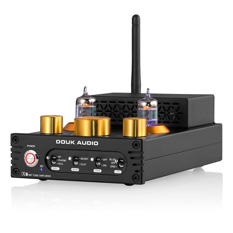 Douk Audio X1 GE5752 Bluetooth 5.0 真空管アンプ MM フォノアンプ ターンテーブル用 320W TDA7498E NE5532 remake-buddy-10641134 リメイクバディー パッケージ画像