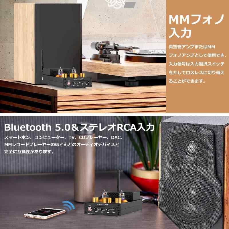 Douk Audio X1 GE5752 Bluetooth 5.0 真空管アンプ MM フォノアンプ ターンテーブル用 320W TDA7498E NE5532 remake-buddy-10641134 リメイクバディー サンプル画像2