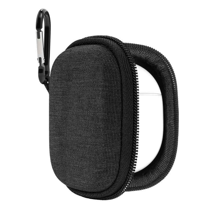 Geekria シールド イヤフォン ケースグーグル Gooogle Pixel Buds 2A/2 完全ワイヤレス イヤフォンと互換性あり、カラビナ クリップ付き交換用ハードシェル トラベル キャリング バッグ (グレー)