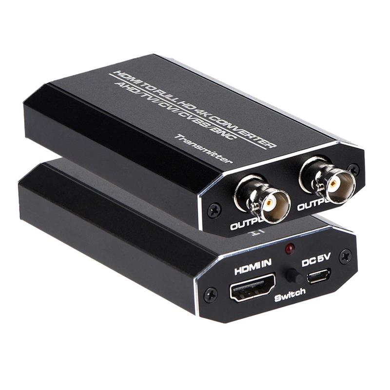 HDMI to AHD 変換アダプター HDMI AHD コンバーター AHDループアウト500M HD CCTV屋外家庭監視 IPカメラシステム AHD DVR NVR ビデオデッキ 対応（日本語取扱説明書付き）