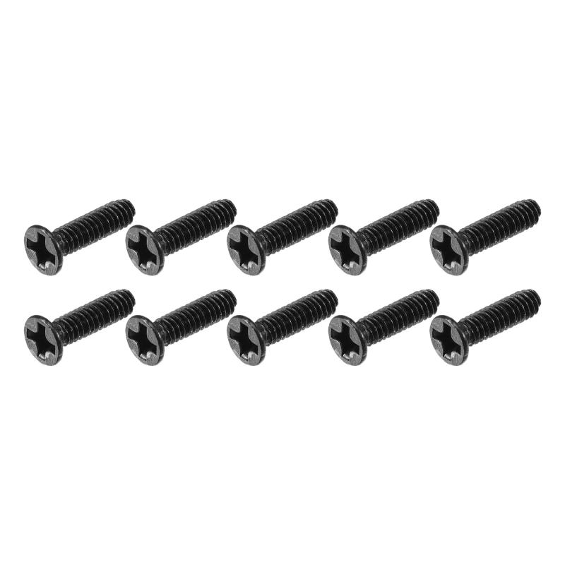 METALLIXITY フラットヘッドネジ M2 x 8mm 350個入り 炭素鋼製マシンネジ 眼鏡 時計 小型電子機器用 黒 remake-buddy-10652801 リメイクバディー パッケージ画像