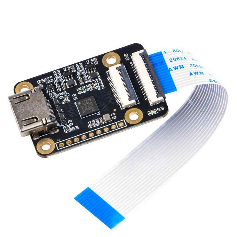 GeeekPi HDMI to CSI2 アダプターボード Raspberry Pi 用、最大 1080p 30fps の HDMI 入力をサポート、Raspberry Pi 4B/3B+/3B/Pi Zero/W/2W と互換性あり