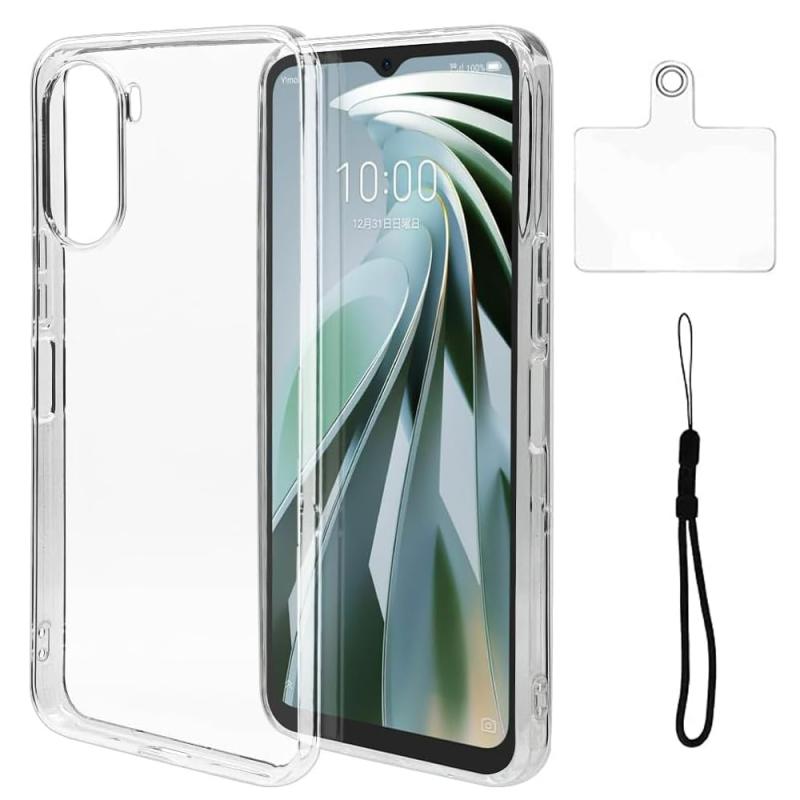 zbseeky ZTE Libero 5G IV A302ZT 用 ケース クリア ZTE Libero 5G IV 用 カバー 黄ばみ防止 軽薄である TPU 保護カバー 耐衝撃 衝撃吸収