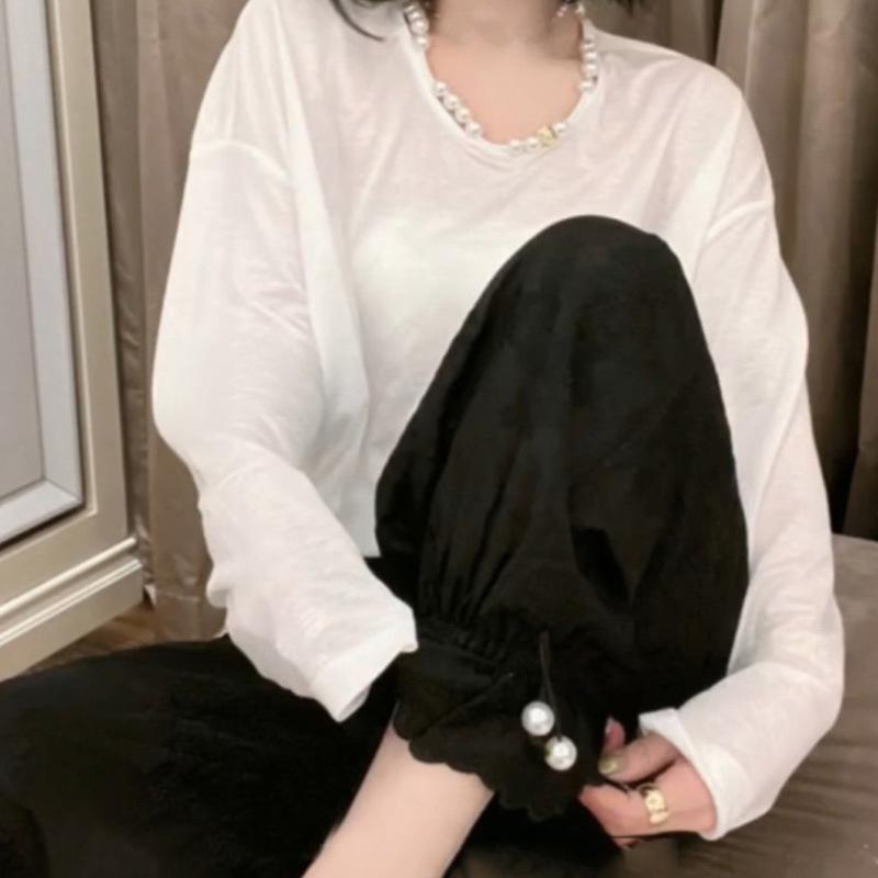 ・カテゴリ: カジュアルパンツ・スタイル: プリンセス風、清新フェミニン・素材: 綿・パンツの形状: ストレート・パンツ丈: ロング丈・ポケット: あり・性別: 女性用・カラー展開: ブラック・サイズ展開: S、M、L、XL、XXL