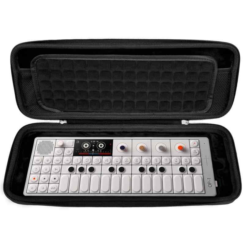 MUSIINオーディオサンプリングシンセサイザー収納ケースは、Teenage Engineering OP-1 Field/OP-XYに対応しています.メッシュポケットと溝が付いたポータブル音楽機器収納ケースで、持ち運びに便利