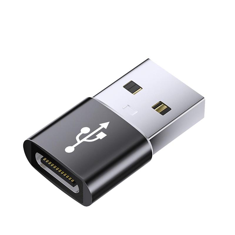 USB Type C 変換アダプタ アルミ合金外装 急速充電 高速データ転送同期 USB Type C（メス）to USB 2.0（オス）アダプタ スマートフォン、ノートパソコン、ハードディスクケース、モバイルバッテリ