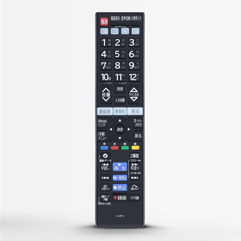 テレビリモコン C-RT1 for HITACHI 日立 Woooテレビリモコン 日立リモコン PMT-4230G P50-XP035 P46-XP035 P42-XP300CS P50-XP03 P46-XP03 P42-XP03 P42-HP03 U