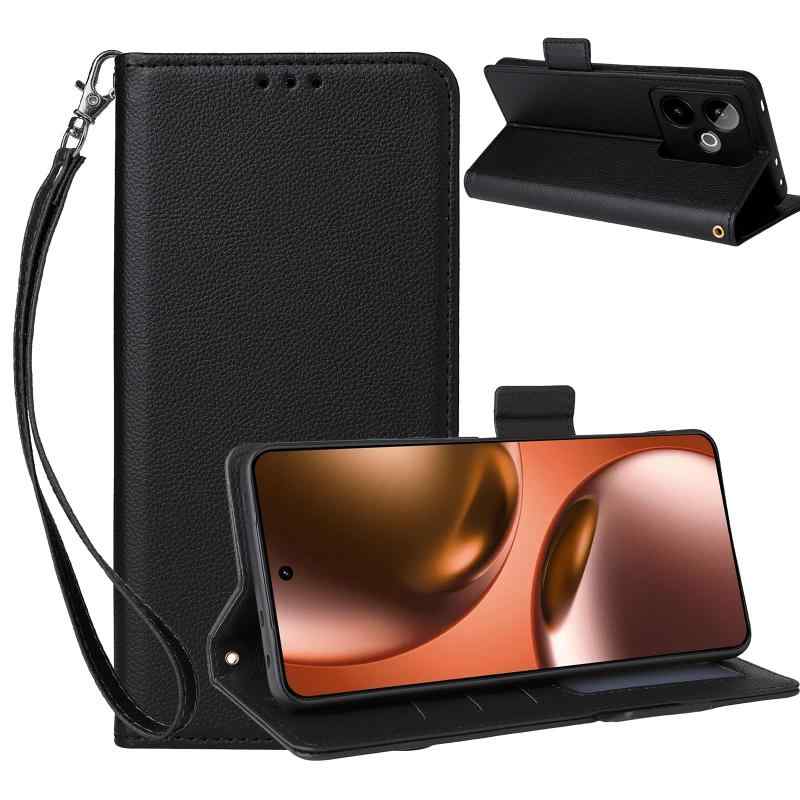 For OPPO Realme GT7ケース 手帳型 耐衝撃 防汚 耐摩耗 収納ケース Realme GT7携帯カバー ShellChic 落下防止 軽量薄型 レッドマジック手帳型ケース 高級PUレザー保護ケース 衝撃吸収 レッドマジック 耐