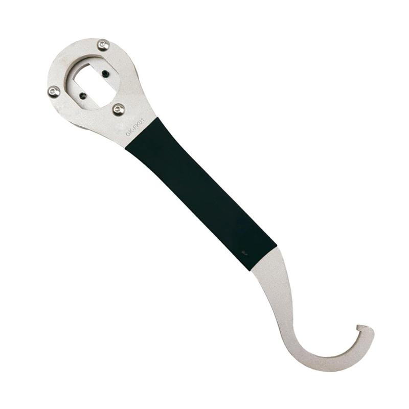 HOUSON Bicycle Center Lock Tool, Bottom Bracket Removal Tool, Bottom Bracket Wrench for Classic Bicycle Brackets - Stainless Steel (300x65x10mm)