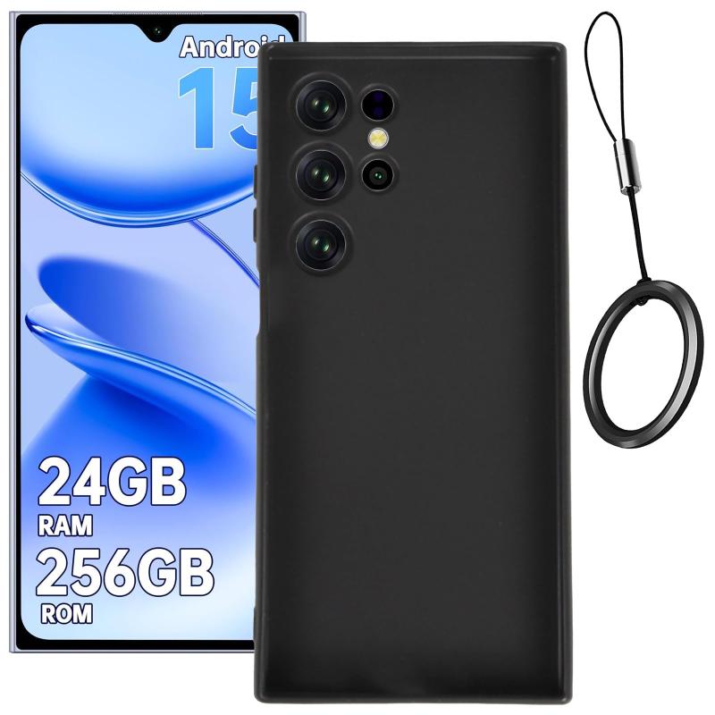 For Oukitel C61/C61 Proスマホケース 汚れ防止 滑り止め り傷防止 落下防止 TPU素材です 軽量薄型 指紋防止 多機能クリエイティブリングバックル 衝撃吸収 HEFENGKU 耐久インストール簡単保護カバー