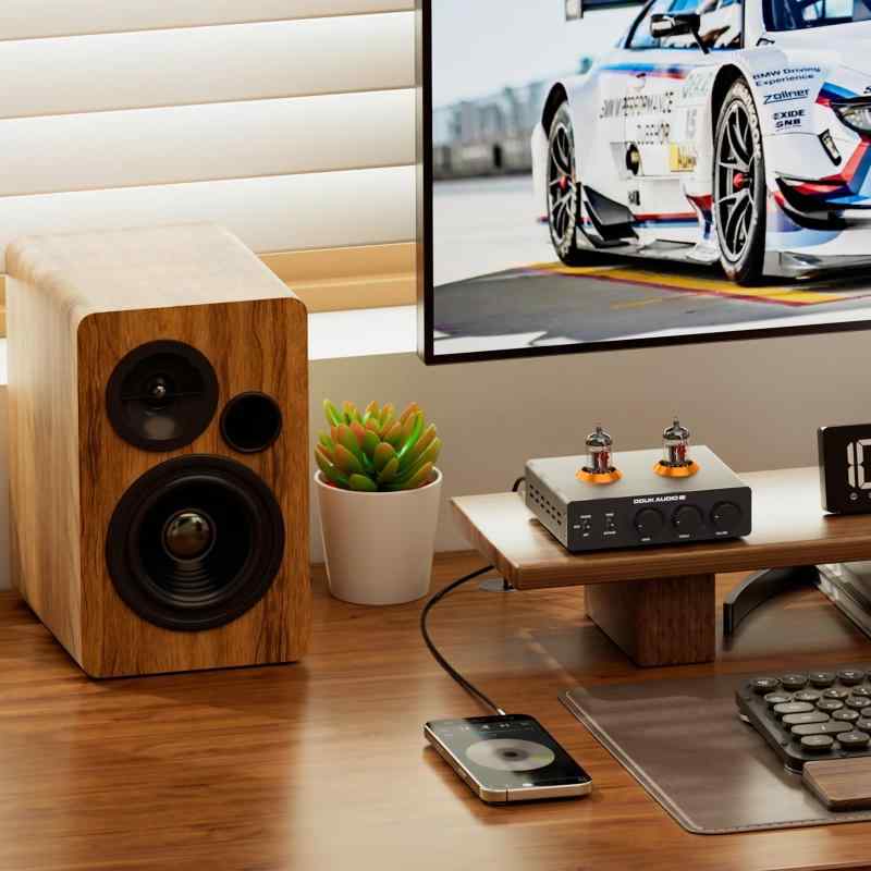 Douk Audio P7 真空管プリアンプ レコードプレーヤー フォノイコライザー: MMフォノ/XLR出力 PSVANE ECC83 新生産管採用 HIFI用 高域低域調整可能 ハイパスフィルター内蔵 レコード&デジタル音源対 remake-buddy-10666042 リメイクバディー サンプル画像2