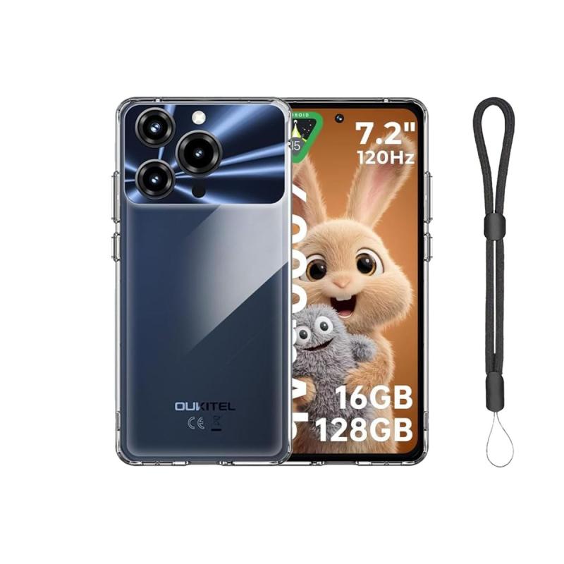 For Oukitel C69 ケース カバー クリア耐衝撃TPU素材 スクリーン&amp;カメラ保護 軽量 薄型 落下防止 包括的な保護 疎水性撥油性 傷防止 黄ばみ防止 指紋防止 Oukitel C69 用