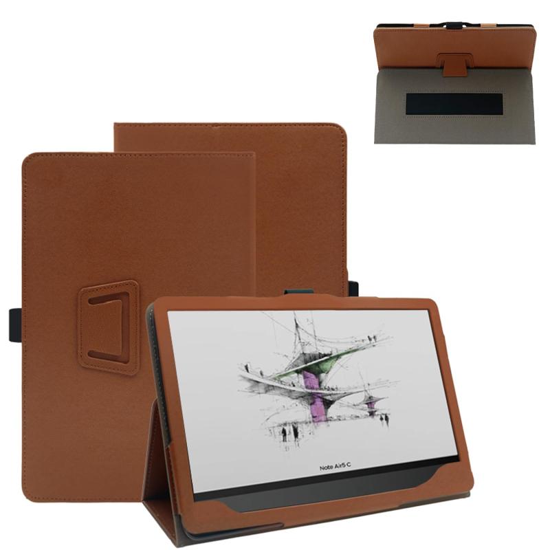 For Onyx BOOX Note Air5 C ケース 10.3インチ タブレット ケース 360°全面保護 二つ折りスタンド多視角調整 ペンホルダー付き 上質PUレザー キズ防止 軽量 全面保護Onyx BOOX Note Air5