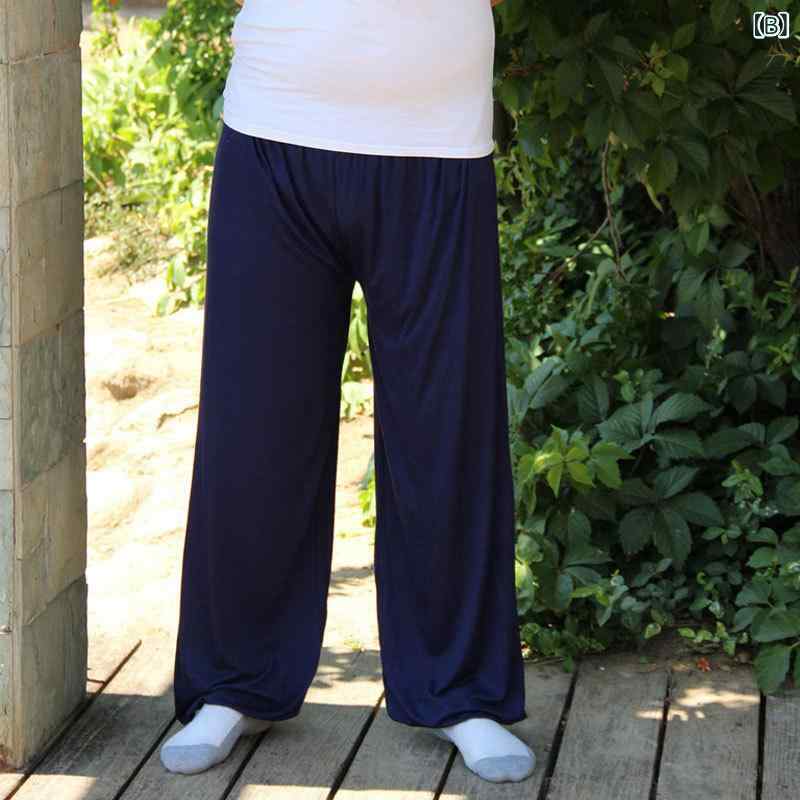 防蚊パンツ メンズ 部屋着 ルームウェア ロングパンツ 長パンツ カジュアル ゆったり 大きいサイズ 特大 ビッグサイズ モダール 通気性 快適 紳士 父親 シニア 普段使い パジャマ ブラック ネイビー グレー 春夏秋 remake-buddy-10676172 リメイクバディー サンプル画像3