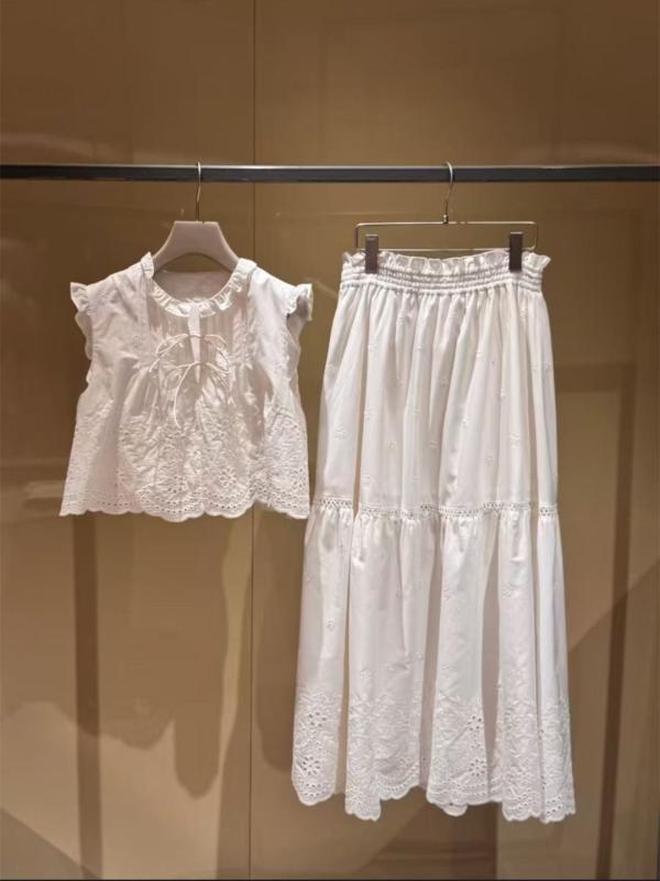 セットアップ レディース サマー 2ピース セット 夏物 トップス シャツ ブラウス ...