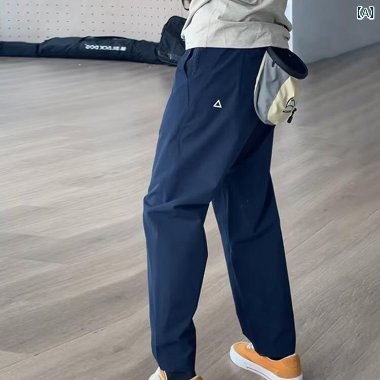 ロングパンツ メンズ 撥水 防風 登山パンツ ワークパンツ カーゴパンツ アウトドアパンツ カジュアルパンツ テーパードパンツ 長ズボン 春 ボトムス ストレッチ 耐磨 普段使い 日常 レジャー 釣り キャンプ ネイビー カーキ ブラック remake-buddy-10681112 リメイクバディー サンプル画像2