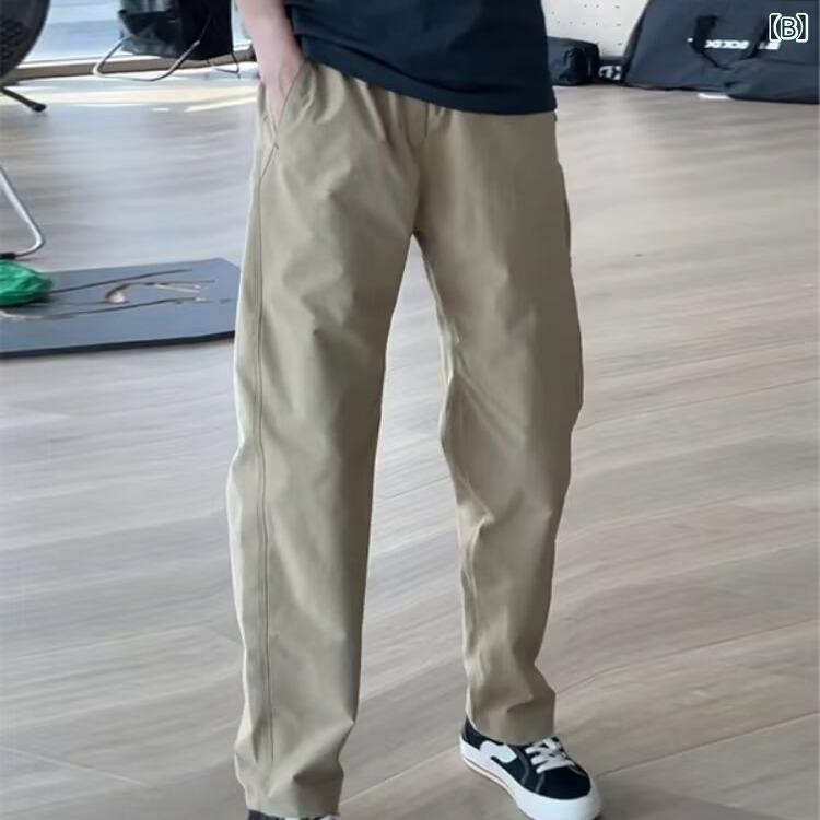 ロングパンツ メンズ 撥水 防風 登山パンツ ワークパンツ カーゴパンツ アウトドアパンツ カジュアルパンツ テーパードパンツ 長ズボン 春 ボトムス ストレッチ 耐磨 普段使い 日常 レジャー 釣り キャンプ ネイビー カーキ ブラック remake-buddy-10681112 リメイクバディー サンプル画像3