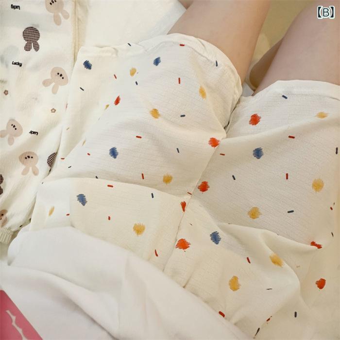 バブル コットン 素材の ゆったり ショート パンツ、 夏 用 ウォーキング パンツ、 漫画 柄 ホーム ウェア、 女の子が 外でも 着 られる カジュアルで 快適な ガーリースタイル remake-buddy-10684716 リメイクバディー サンプル画像2