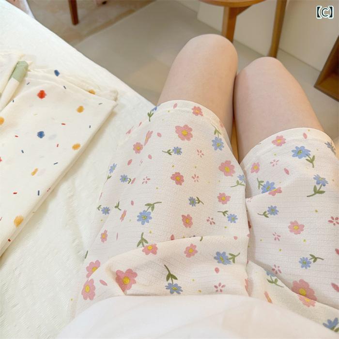 バブル コットン 素材の ゆったり ショート パンツ、 夏 用 ウォーキング パンツ、 漫画 柄 ホーム ウェア、 女の子が 外でも 着 られる カジュアルで 快適な ガーリースタイル remake-buddy-10684716 リメイクバディー サンプル画像3