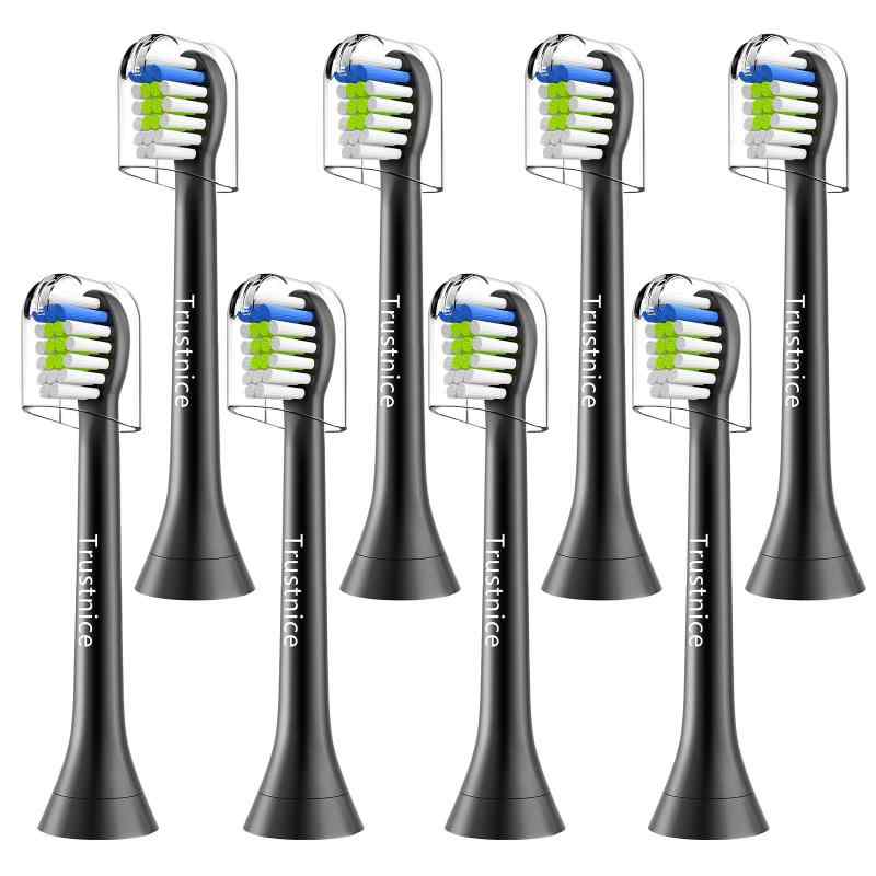 Trustnice 替えブラシ コンパクト ミニ フィリップス ソニッケアー 対応 電動歯ブラシ 替えブラシ philips sonicare用の 互換ブラシ 8本入