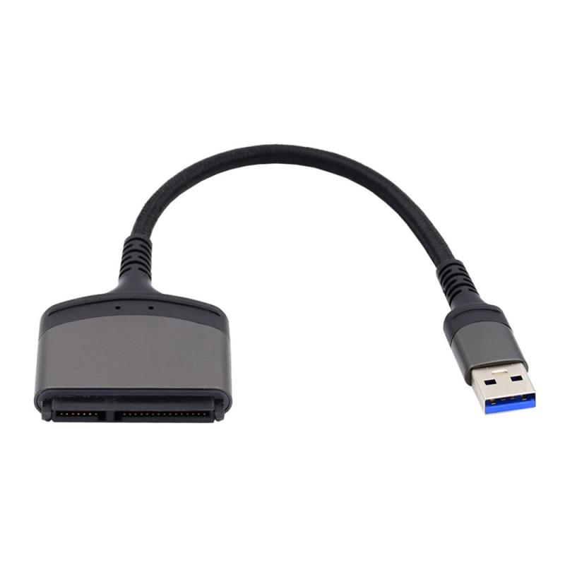 cablecc 5Gbps USB 3.0 Type-A - SATA 22ピン アダプターケーブル 2.5インチハードディスクドライバーSSD用