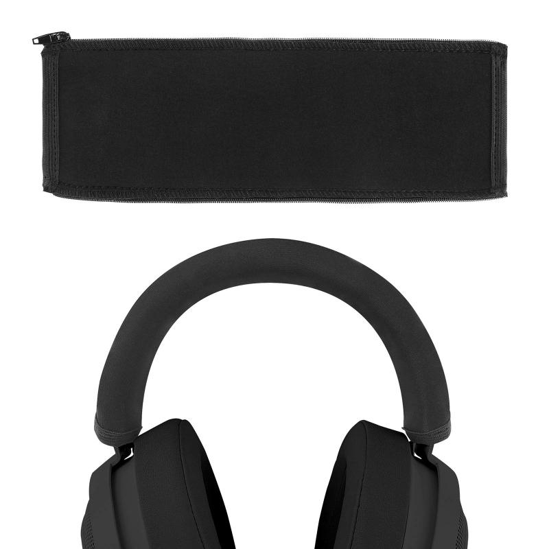 Geekria カバー 互換性 ヘッドバンドカバー レイザー Razer Kraken 7.1 v2, Kraken 7.1, Kraken Pro V2 対応 ネオプレン製 ヘッドバンドクッション ヘッドバンドプロテクター 簡単に装着 工具不要 (ブラックヘッドバンドに簡単装着、工具不要。元のヘッドバンドは取り外す必要はありません。ヘッドバンドをかすりやほこりから守ります。レイザー Razer Kraken 7.1 v2 , Kraken 7.1, Kraken Pro V2 ヘッドホンに対応仕様：長 25.5 x 幅 9.5 cm, 色: (ブラック)パッケージ内容： ヘッドバンドカバー x 1（ヘッドバンドは含まれません）