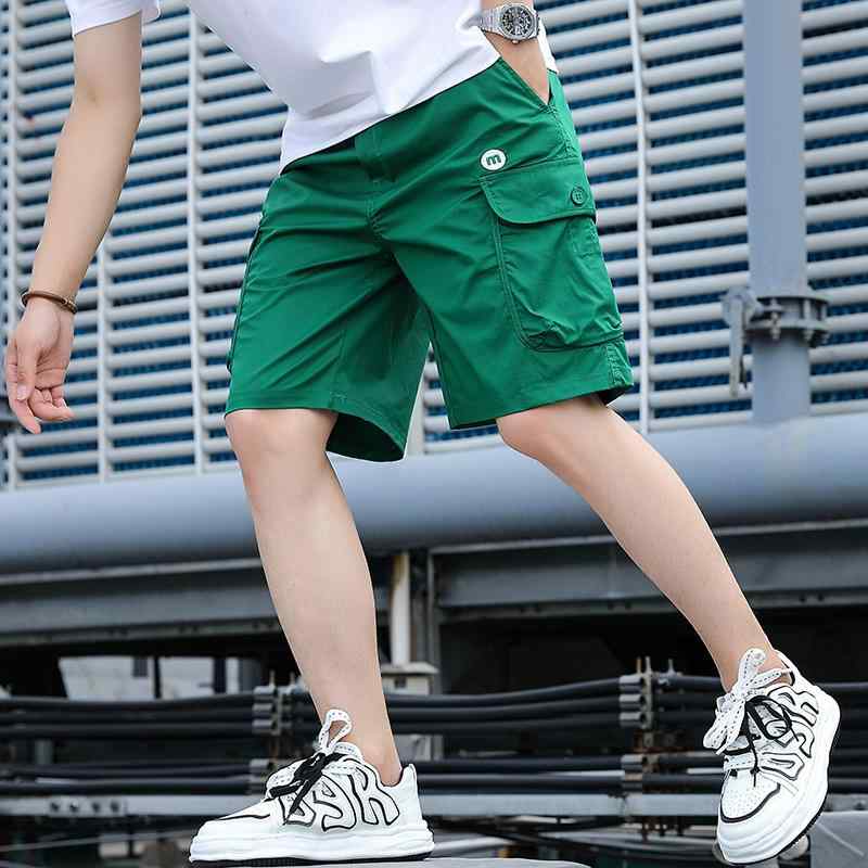 ショートパンツ メンズ カジュアル ボトムス ハーフパンツ 五分丈 ワークパンツ カーゴパンツ ルーズシルエット ワイド ゆったり 多ポケット 日系 ストリート 普段着 部屋着 アウトドア 春夏 オールシーズン