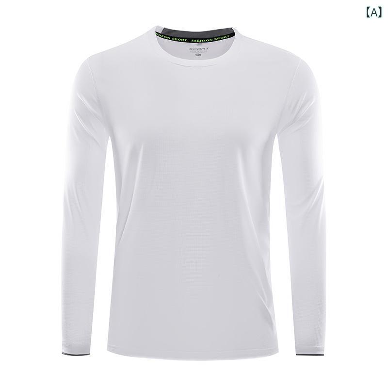 Tシャツ メンズ レディース 長袖 クルーネック スポーツウェア 速乾 トレーニングウェア フィットネスウェア 吸汗速乾 チームウェア ユニフォーム イベント用 作業着 ワークウェア 無地