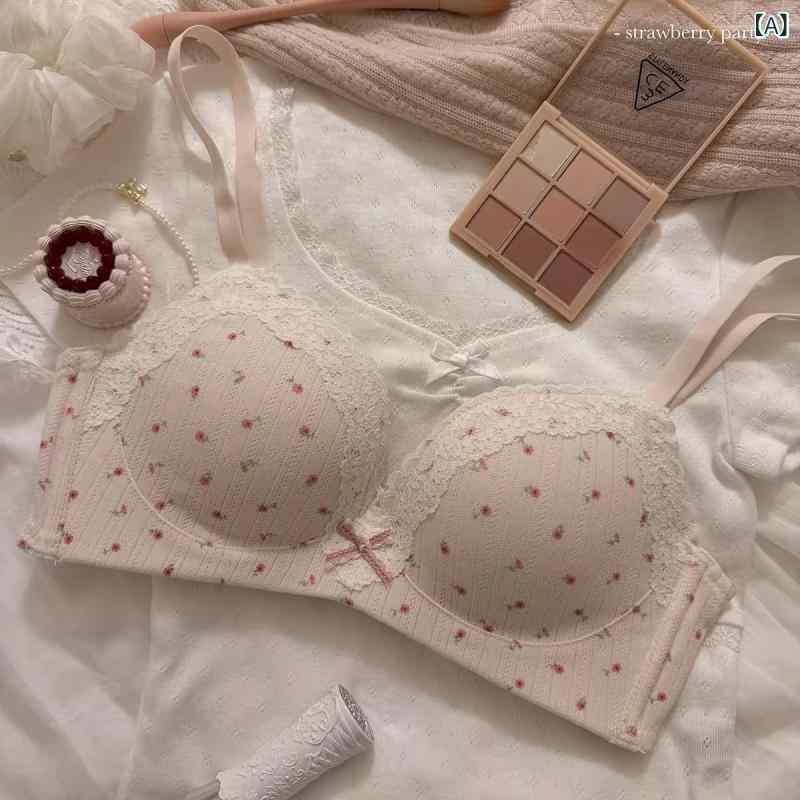 ブラジャー レディース インナー 下着 小胸 バストアップ 補正 ノンワイヤー 脇高 ...