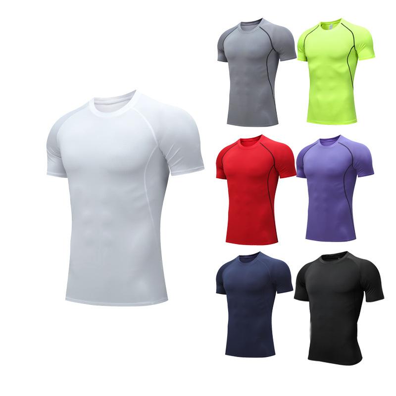 Tシャツ メンズ 男性用 半袖 緊身衣 圧縮トップス 速乾性 吸湿速乾 高弾力 伸縮性 ストレッチ スポーツウェア トレーニングウェア ランニング 筋トレ ジム フィットネス 野球 サッカー アンダーウェア インナー アンダーシャツ・カテゴリ: 健身運動用ウェア・対象: メンズ・柄: 無地・誤差範囲: 1-2cm・表地素材: ポリエステル90%・裏地素材: 塩化ビニル繊維10%・対応シーン: ランニング、フィットネス、チェス・カード、スポーツトレンド、サイクリング、ウィンタースポーツ、ハイキング・登山・キャンプ、ダンス、フットボール・バスケットボール・バレーボール、卓球・バドミントン・テニス、その他球技・カラー展開: ブラック、ホワイト、グレー、ロイヤルブルー、パープル、レッド、グリーン・サイズ展開: S、M、L、XL、2XL、3XL