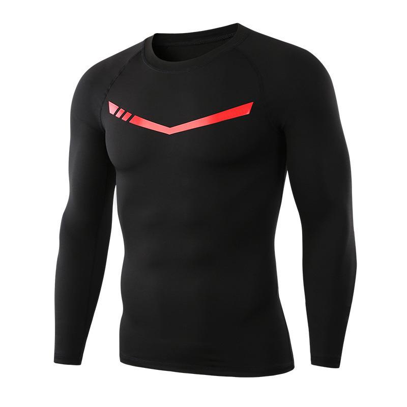 トレーニングウェア メンズ 長袖 速乾 スポーツウェア Tシャツ トップス インナー コンプレッションウェア 伸縮性 高弾力 吸汗速乾 陸上 ランニング 筋トレ ジム 運動 フィットネス ヨガ 練習着 スポーツ ブラック・カテゴリ: 健身運動用トップス・適用運動: 健身運動・対象性別: 男性・主な素材: ポリエステル・素材名: 牛奶絲・裏地素材: ポリエステル・裏地素材割合: 92%・適用シーン: 徒步、登山、キャンプ・カラー展開: グレーブルー長袖、シルクグリーン長袖、メッシュ長袖、ワイヤー長袖、ダブルプリント長袖、切り替え長袖、ソリッドブラック長袖、ブラック長袖（レッドロゴ）、RUNブラック長袖・サイズ展開: S、M、L、XL、XXL、3XL