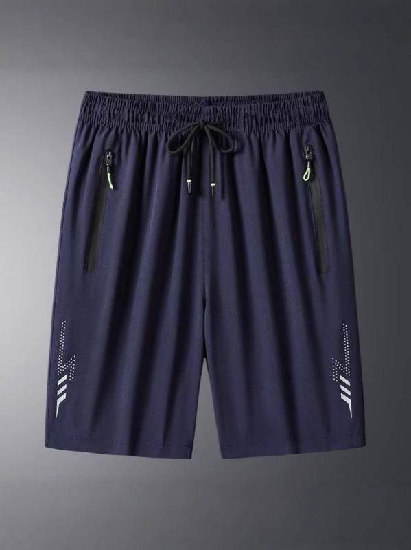 ショートパンツ メンズ ハーフ 五分丈 ボトムス ストレッチ スポーツ 軽量 接触冷感 通気性 カジュアル 普段着 着回し お出かけ 伸縮性 オールシーズン・素材: ポリエステル・コットン・丈: 五分丈・カラー展開: ブラック（稲妻柄）、ブルー（稲妻柄）、グレー（稲妻柄）・サイズ展開: S, M, L, XL, 2XL, 3XL, 4XL・シルエット: ストレート・伸縮性: あり・スタイル: 韓国風