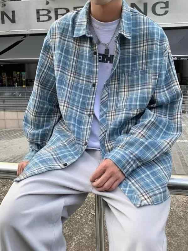 ・カテゴリ: シャツ・スタイル: カジュアル・素材: ポリエステル71%-80%、綿混紡・版型: ルーズフィット・襟型: 襟付き・袖丈: 長袖・柄: バイカラー・厚み: 普通・誤差範囲: 1-3cm・デザイン詳細: ポケット・対象: メンズ、ユース、成人・着用シーン: カジュアル・カラー展開: ブルー、イエロー、レッド・サイズ展開: M、L、XL、XXL、XXXL・加工: イージーケア加工