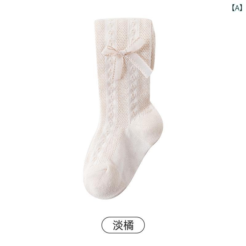 ・カテゴリ: 连裤袜・対象性別: 女性・靴下機能: 通気性、吸汗・靴下タイプ: タイツ・厚さ: 超薄型・柄: ボーダー、チェック、無地、キャラクター、ストライプ・デザイン要素: レース、可愛い、リボン、英国風、親子、メッシュ、ファッショナブル・主な素材: ナイロン80%・カラー展開: ベージュ、ホワイト、グレー、ピンク・サイズ展開: S（0-1歳/身長70-80cm）、M（1-2歳/身長80-90cm）、L（2-4歳/身長90-105cm）、XL（4-6歳/身長105-120cm）、2XL（6-8歳/身長120-130cm）、3XL（8-12歳/身長130-145cm）・対象年齢: 中小童（3-8歳、身長100-140cm）