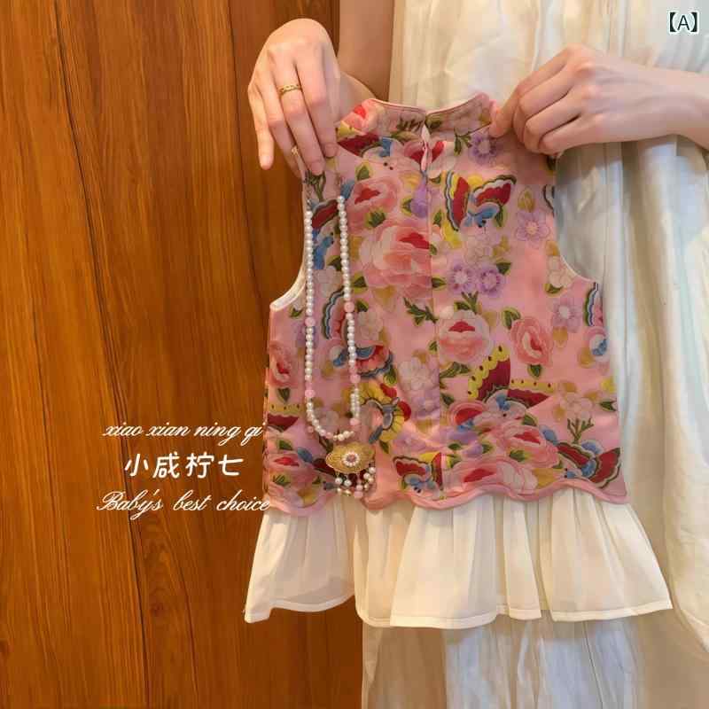 ・カテゴリ: 子供用ワンピース・スタイル: エスニック・デザイン: キャミソールワンピース、Aライン・主な素材: 綿90%・裏地素材: 綿90%・性別: 女の子・対象年齢: 未就学児・小学校低学年（3〜8歳、100〜140cm）・生地加工: ソフト加工・柄: 花柄・テイスト: ナチュラル・カラー展開: 和風ワンピース・サイズ展開: 7315.2cm、8229.6cm、9144cm、10058.4cm、10972.8cm、11887.2cm