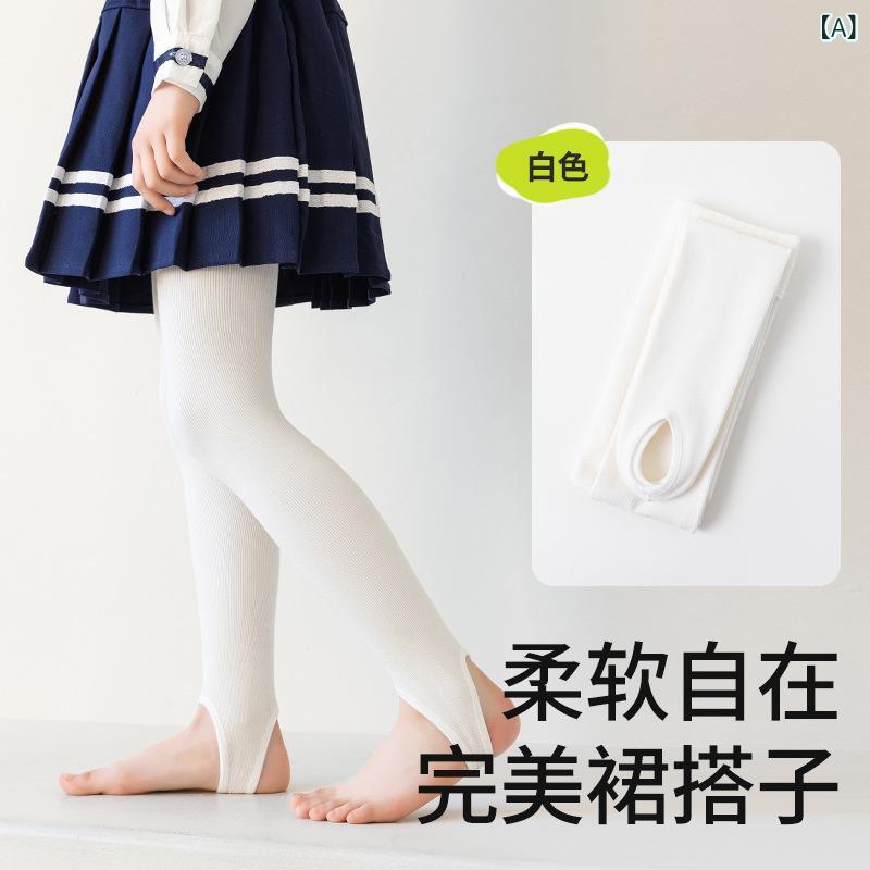 リメイクバディーのレギンス タイツ キッズ 女の子 ジュニア 子供 幼児 裏起毛 暖かい 伸縮性 ストレッチ 精梳綿 黒 白 灰色 防寒 あったか トレンカ 発表会 通園 通学 お出かけ 無地 かわいい プリンセス おしゃれ 秋 冬｜アングル2