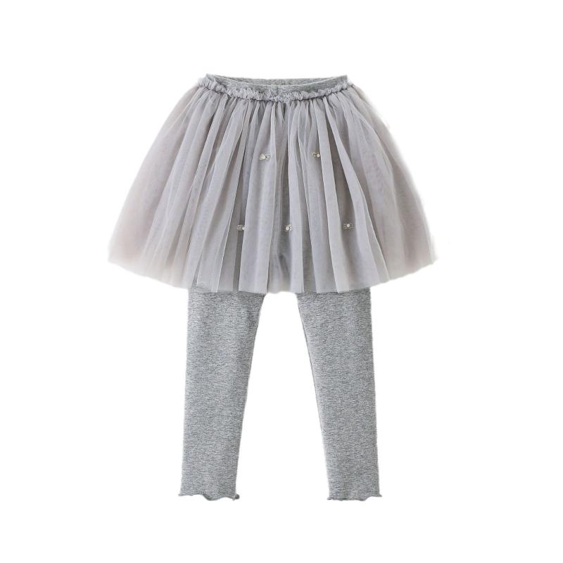 ・カテゴリ: キッズパンツ・スタイル: 韓国風・主な素材: 綿95%、スパンデックス5%・パンツ丈: ロングパンツ・対象性別: 女の子・対象年齢: 3〜8歳（身長100〜140cm）・スタイル詳細: キュロット・生地加工: 柔軟加工・装飾要素: チュール・ウエスト: ミディアムウエスト・カラー展開: パールピンク（裏起毛なし）、パールグレー（裏起毛なし）、パールホワイト（裏起毛なし）、フラワーピンク（裏起毛なし）、フラワーベージュ（裏起毛なし）・サイズ展開: 90cm、100cm、110cm、120cm、130cm、140cm