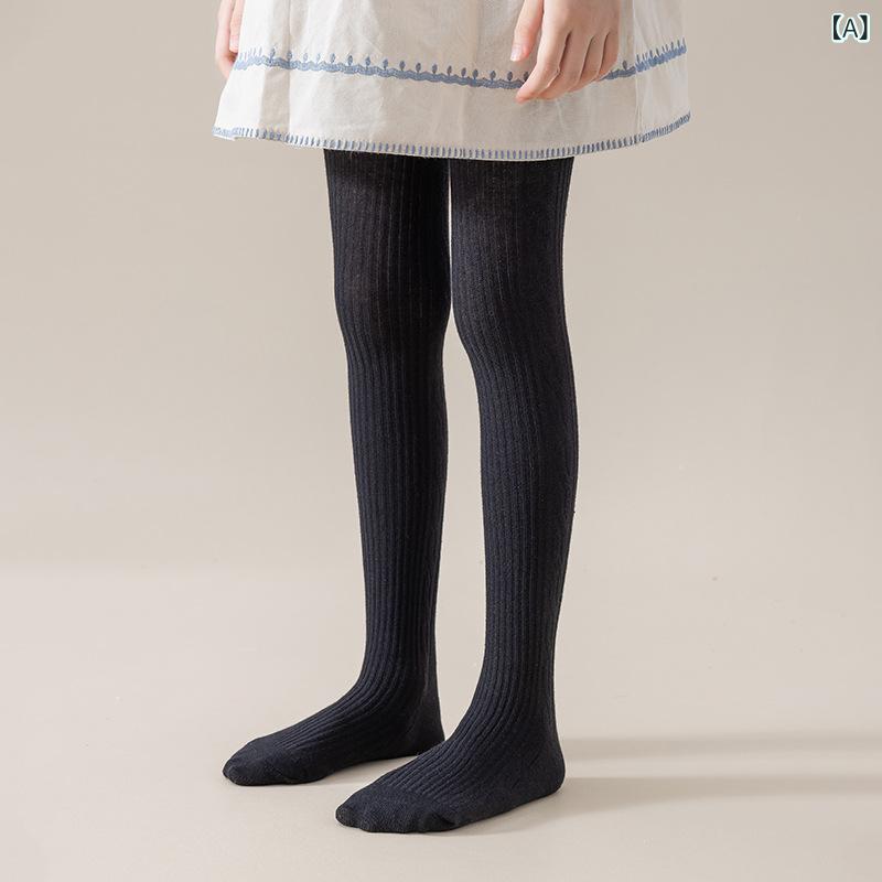 キッズ レギンス 女の子 ベビー タイツ トレンカ 10分丈 スパッツ 綿 コットン A類...