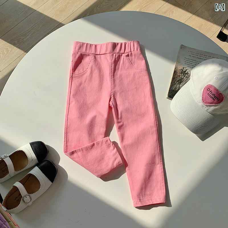 ・カテゴリ: ロングパンツ・安全基準: B類・生地名称: レーヨン・対象性別: 女性・仕様: 開きなし・丈: ロングパンツ・ウエスト仕様: ハイウエスト・カラー展開: ピンク、パープル、ホワイト、ブラック、イエロー、グリーン、ブルー、ローズレッド・主な素材: 綿・サイズ展開: 110cm、120cm、130cm、140cm、150cm、160cm・素材比率: 綿67%・スタイル: シンプル・対象年齢: 子ども（3〜8歳、100〜140cm）・ラベル: ネームタグあり・タグ: 下げ札あり