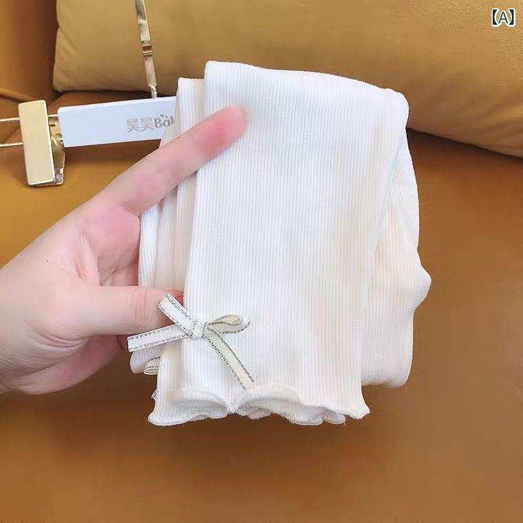 レギンス キッズ 女の子 スパッツ 長ズボン ボトムス モダール 伸縮性 柔らかい 動きやすい 春 夏 秋 お出かけ 通園 白 灰 黒 ジュニア ベビー かわいい シンプル 無地 80 90 100 110 120 130