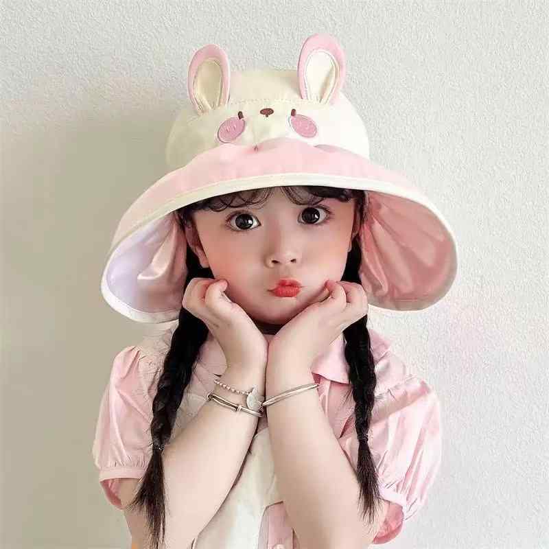 サンバイザー キッズ 男の子 女の子 春 夏 紫外線対策 UVカット 日よけ 帽子 ハット アニマル キャラクター 子供 ベビー ジュニア 1歳 2歳 3歳 4歳 5歳 6歳 通園 遠足 お出かけ イエロー ピンク ブルー