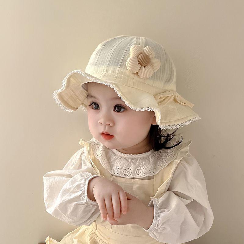 子供帽子 女の子 ベビー 帽子 ハット 漁夫帽 バケットハット 日よけ帽子 つば広…
