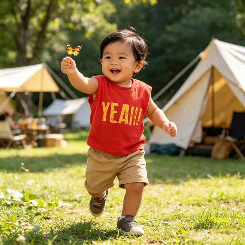 ・カテゴリ: 子供用T恤・スタイル: 韓国風・性別: 男の子・フード: なし・袖丈: ノースリーブ・対象年齢: 中小童（3〜8歳、100〜140cm）・生地加工: 柔軟加工・柄: アルファベット、キュート・主な素材: 綿95%・安全基準: B類・ネックライン: クルーネック・機能: 吸湿速乾・カラー展開: ホワイト、レッド、グリーン・サイズ展開: 80cm、90cm、100cm、110cm、120cm、130cm
