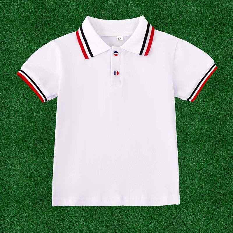 ・カテゴリ: POLO衫・スタイル: カジュアル、スクール・対象性別: 男女兼用・柄: 無地・カラー展開: ホワイト、ホワイト×レッド・サイズ展開: 100cm、110cm、120cm、130cm、140cm、150cm、160cm、170cm、180cm、190cm、200cm・素材: 綿・対象年齢: 8歳以上、身長140cm以上
