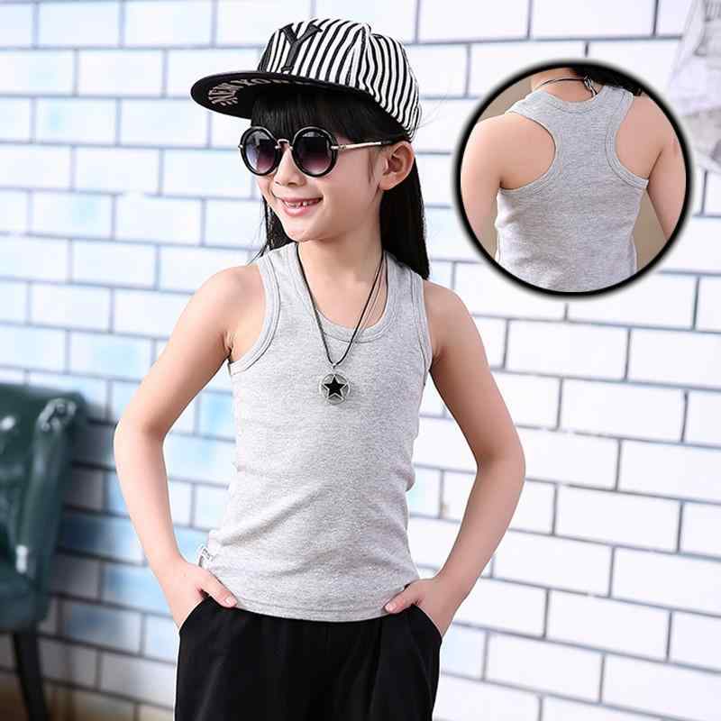 タンクトップ キッズ 男の子 女の子 ジュニア 子供服 インナー キャミソール トップス 無地 綿 ノースリーブ 肌着 部屋着 通園 通学 運動会 オールシーズン ホワイト ブラック グレー 90 100 110 120 130 140 150 160