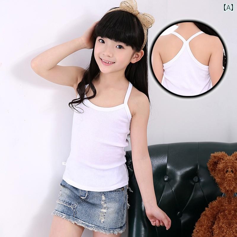 タンクトップ キッズ 男の子 女の子 ジュニア 子供服 インナー キャミソール トッ...