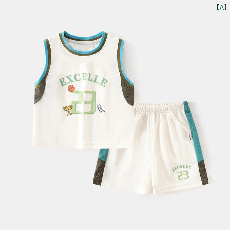 子供服 セットアップ 男の子 女の子 ベビー 運動着 スポーツウエア バスケットボー...