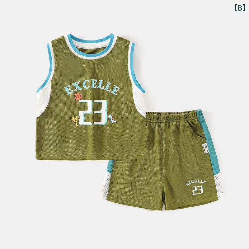 子供服 セットアップ 男の子 女の子 ベビー 運動着 スポーツウエア バスケットボー...